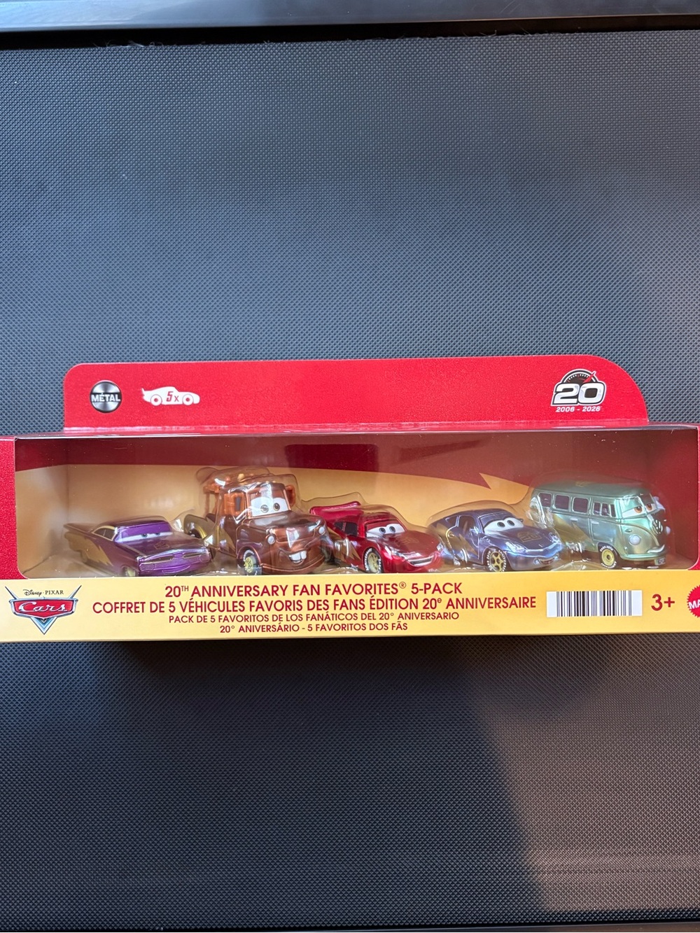 Disney Pixar Cars 20th Anniversary Fan Favorites 5-Pack - Red